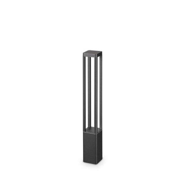 Netlighting Tifone LED Outdoor Tall Bollards Anthracite IP65 3000K in Black - image 1