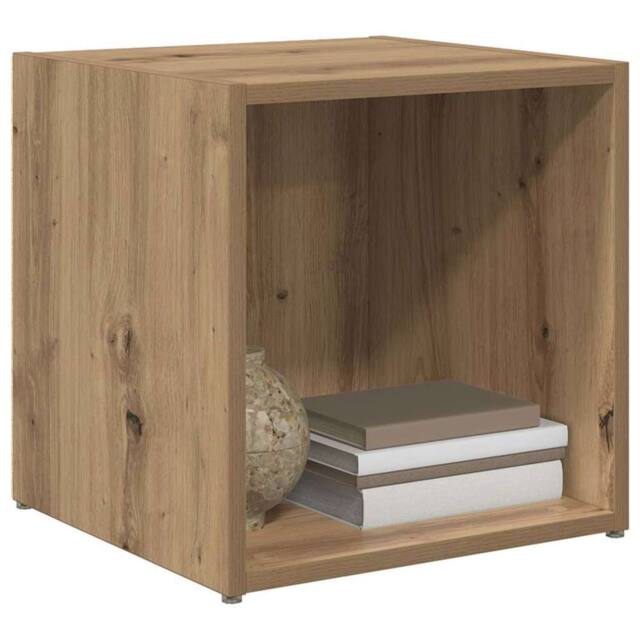 Berkfield Home TV Cabinets 4 pcs Artisan Oak 37x35x37 cm Engineered Wood in Brown - Size: 37 x 35 x 37 cm - image 1