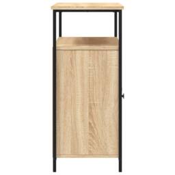 Berkfield Home Sideboard Sonoma Oak 100x35x80 cm Engineered Wood in Brown - Size: 100 x 35 x 80 cm - thumbnail 7