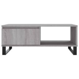 Berkfield Home Decorative Coffee Table Grey Sonoma 90x60x35 cm Engineered Wood - Size: 90 x 60 x 35 cm - thumbnail 5