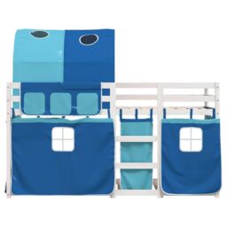 Berkfield Home Bunk Bed without Mattress Blue 80x200 cm Solid Wood Pine - thumbnail 5