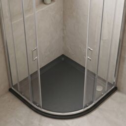 Balterley Premium Shower Tray - Left Hand Offset Quadrant - 900mm x 760mm - Slate Grey - thumbnail 9