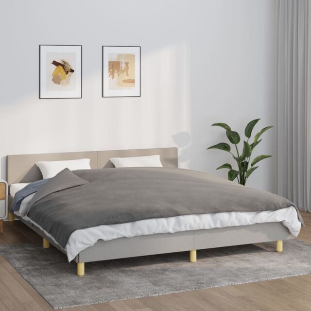 Berkfield Home Weighted Blanket with Cover Grey 155x220 cm 11 kg Fabric - image 1