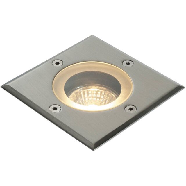 Loops Marine Grade IP65 Square Ground Light - 50W GU10 Reflector - Stainless Steel in Metallics - image 1