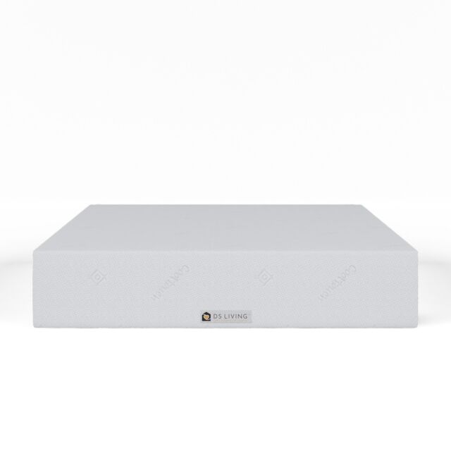 DS Living Memory Foam Mattress Orthopedic 12 Inch Deep - PureDream in Off-White - Size: Small Single - image 1
