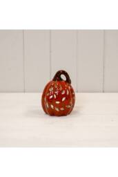 KDMD Orange Ceramic Pumpkin Tealight - thumbnail 2