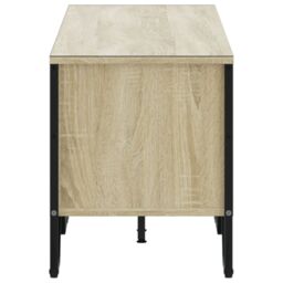 Berkfield Home TV Cabinet Sonoma Oak 180x34x41 cm Engineered Wood in Brown - Size: 180 x 34 x 41 cm - thumbnail 5