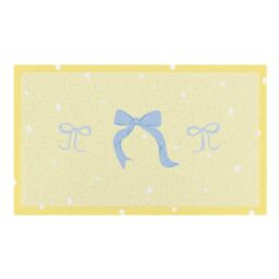 Artsy Mats Butter Yellow Bow Indoor Outdoor Doormat (70 x 40cm) - Size: 40 cm x 70 cm - thumbnail 3