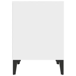 Berkfield Home Bedside Cabinet White 40x35x50 cm - Size: 40 x 35 x 50 cm - thumbnail 6