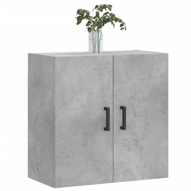 Berkfield Home Wall Cabinet Concrete Grey 60x31x60 cm Engineered Wood - Size: 60 x 31 x 60 cm - image 1