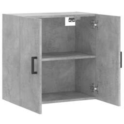 Berkfield Home Wall Cabinet Concrete Grey 60x31x60 cm Engineered Wood - Size: 60 x 31 x 60 cm - thumbnail 6