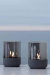 Blomus Set of 2 Calma Tealight Holder Extra Small - Steel Grey - thumbnail 2
