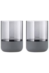 Blomus Set of 2 Calma Tealight Holder Extra Small - Steel Grey - thumbnail 1