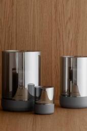 Blomus Set of 2 Calma Tealight Holder Extra Small - Steel Grey - thumbnail 3