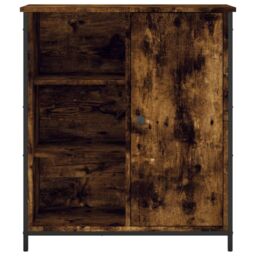Berkfield Home Sideboard Smoked Oak 70x30x80 cm Engineered Wood in Brown - Size: 70 x 30 x 80 cm - thumbnail 6