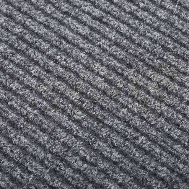 Berkfield Home Modern Dirt Trapper Carpet Runner 100x400 cm Grey - Size: 100 cm diameter - image 1
