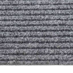 Berkfield Home Modern Dirt Trapper Carpet Runner 100x400 cm Grey - Size: 100 cm diameter - thumbnail 5