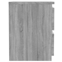 Berkfield Home Elegant Bedside Cabinet Grey Sonoma 30x30x40 cm Engineered Wood - Size: 30 x 30 x 40 cm - thumbnail 4