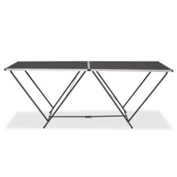 Berkfield Home Folding Pasting Table MDF & Aluminium 200x60x78 cm - Size: 200 x 60 x 78 cm - thumbnail 2