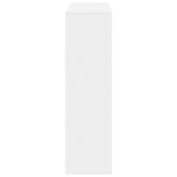 Berkfield Home Classic Book Cabinet/Room Divider White 100x33x115 cm - Size: 100 x 33 x 115 cm - thumbnail 5