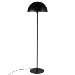 Nordlux Modern Indoor Floor Lamp Black Metal E27 Dome Shade - Mains Powered, IP20 - thumbnail 1