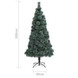 Berkfield Home Beautiful Artificial Christmas Tree with Stand Green 180 cm PET - thumbnail 7