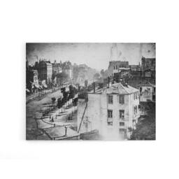 "Artery8 Daguerre Boulevard Du Temple Paris Canvas Wall Art Print in Grey - Size: W18"" x H24""" - thumbnail 1