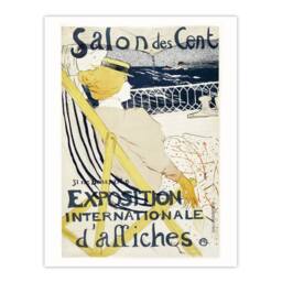 "Artery8 Salon des Cent Exhibition Advert Wall Art Print Toulouse Lautrec - Size: W12"" x H16""" - thumbnail 1