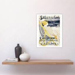 "Artery8 Salon des Cent Exhibition Advert Wall Art Print Toulouse Lautrec - Size: W12"" x H16""" - thumbnail 4