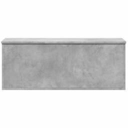 Berkfield Home Storage Box Concrete Grey 90x35x35 cm Engineered Wood - Size: 90 x 35 x 35 cm - thumbnail 4