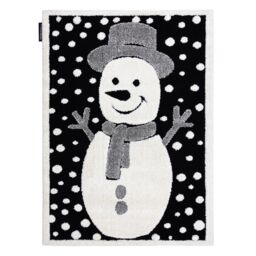 RugsX Modern Children's Rug in Black - Size: 120 cm x 170 cm - thumbnail 2