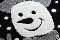 RugsX Modern Children's Rug in Black - Size: 120 cm x 170 cm - thumbnail 5