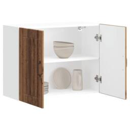 Berkfield Home Kitchen Wall Cabinet Lucca Old Wood Engineered Wood in Brown - thumbnail 8