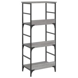 Berkfield Home Bookshelf Grey Sonoma 50x33x117.5 cm Engineered Wood - thumbnail 6