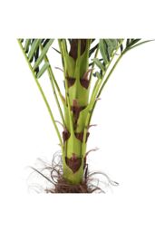 Living and Home 1.8m Fake Plants Artificial Plants Indoor Décor Areca Palm Tree with Black Plastic Pot in Green - thumbnail 6