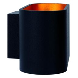 Lucide 'XERA' Dimmable Stylish Indoor Modern LED Up Down Wall Light 1xG9 in Black - thumbnail 5