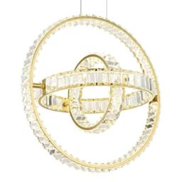 Netlighting Neil Pendant Gold Colors K5 Crystals 3x LED Dimmable 2700 6000K - thumbnail 4