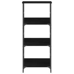 Berkfield Home Modern Bookshelf Black Oak 50x33x117, 5 cm Engineered Wood & Steel - thumbnail 5
