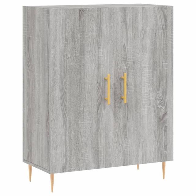 Berkfield Home Sideboard Grey Sonoma 69.5x34x90 cm Engineered Wood - image 1