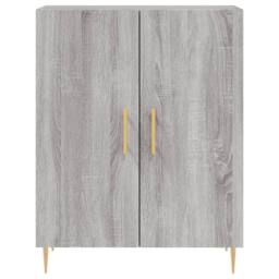 Berkfield Home Sideboard Grey Sonoma 69.5x34x90 cm Engineered Wood - thumbnail 5
