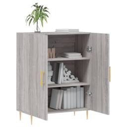 Berkfield Home Sideboard Grey Sonoma 69.5x34x90 cm Engineered Wood - thumbnail 4