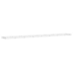 Berkfield Home Gabion Raised Bed Galvanised Steel 800x100x20 cm in Silver - Size: 800 x 100 x 20 cm - thumbnail 2