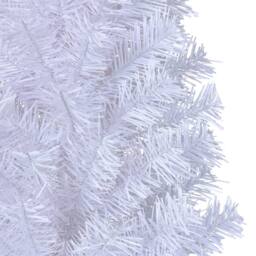 Berkfield Home Artificial Christmas Tree with Thick Branches White 240 cm PVC - thumbnail 4