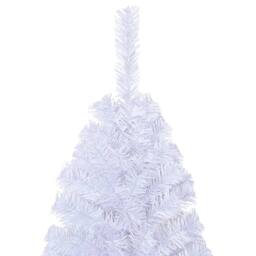 Berkfield Home Artificial Christmas Tree with Thick Branches White 240 cm PVC - thumbnail 3