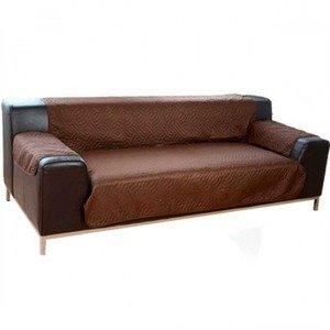 Industex Reversible 2 Seater Sofa Cover in Brown - Size: 1 Pack