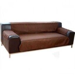 Industex Reversible 2 Seater Sofa Cover in Brown - Size: 1 Pack
