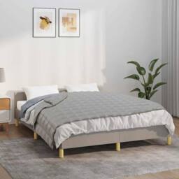 Berkfield Home Weighted Blanket Grey 120x180 cm 9 kg Fabric - thumbnail 2