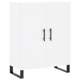 Berkfield Home Sideboard White 69.5x34x90 cm Engineered Wood - thumbnail 1