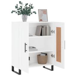 Berkfield Home Sideboard White 69.5x34x90 cm Engineered Wood - thumbnail 4