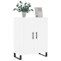 Berkfield Home Sideboard White 69.5x34x90 cm Engineered Wood - thumbnail 3